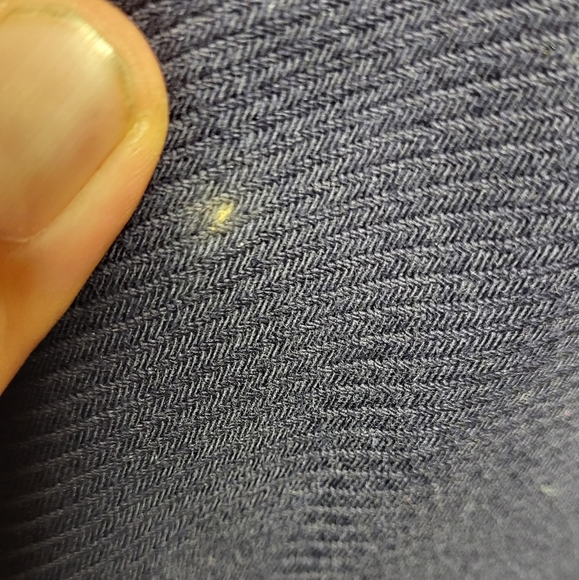 Woman's Banana Republic x Olivia Palermo Belted Military Jacket Navy w/ Red Trim - Picture 12 of 15